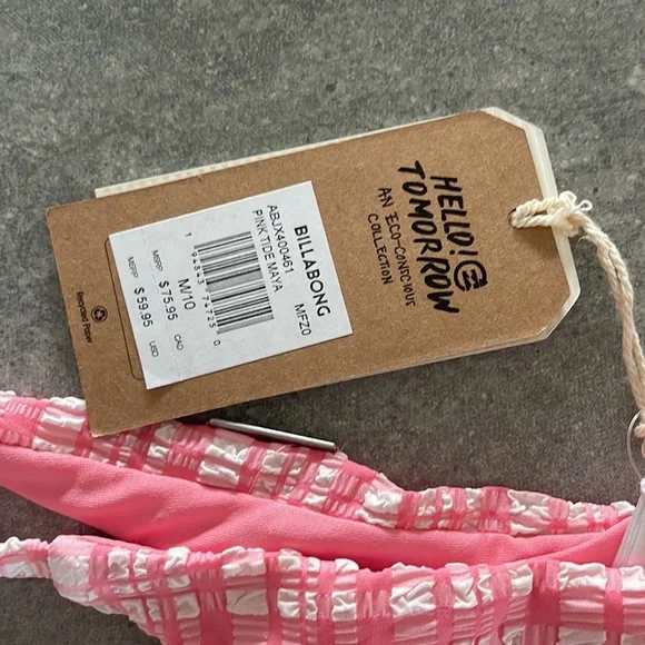 Billabong pink tide maya thong - Picture 2 of 3